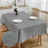 SPRICA Jacquard Tablecloth Water Resistance Solid Colour Heavy Weight Soft