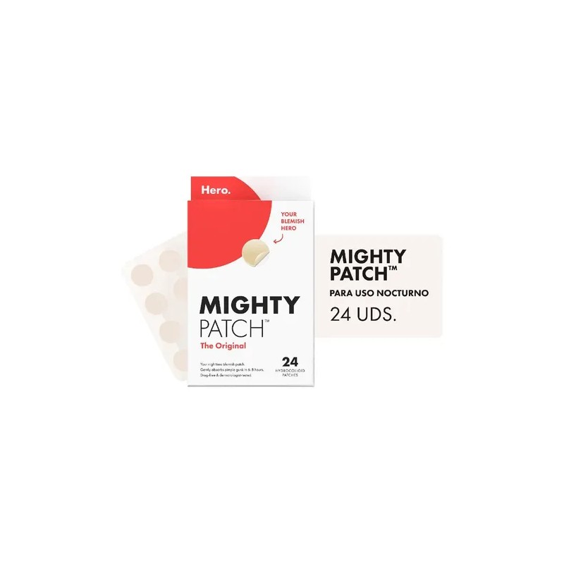 Hero cosmetics mighty patch parches para acné y espinillas