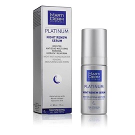 MartiDerm Night Renew Sérum - 30 ml Sérum regenerador de uso nocturno diario que estimula la renovación celular y mejora la firmeza, elasticidad e hidratación de la piel.
