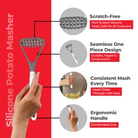 Better Houseware Silicone Potato Masher