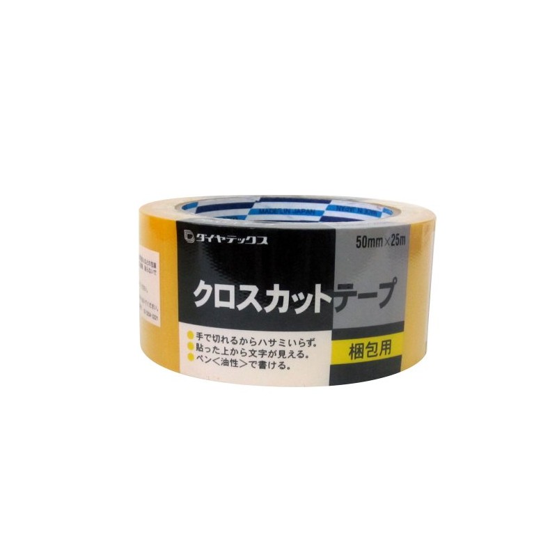 Diamond Tex kurosukattote-pu Shrink Yellow 50 mm X 25 m