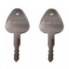 Volvo (2) Volvo Excavator all Metal Ignition Keys with Logo
