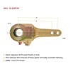 Mytee Products Manual Slack Adjuster 28 Thread (Teeth) 2 Hole