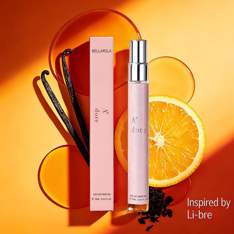 Orange & Ambery Vanilla Travel Perfume Spray, Sweet & Warm