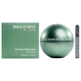 Mila d'Opiz The Vegan Green Caviar Day Cream - Face Moisturizer with Aloe Vera - Moisturizer Face Cream for Deep Hydration, Collagen Boost - 1.69 oz