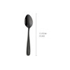 BISDARUN Teaspoons Espresso Spoons Black 18/10 Stainless Steel Set of