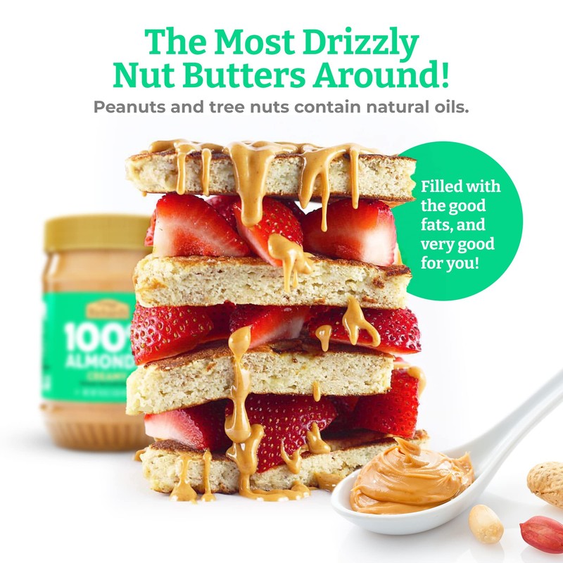 Crazy Richard's 100% All-Natural Creamy Dry Roasted Almond Butter with