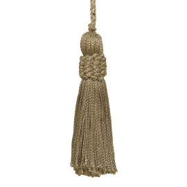 DÉCOPRO Sandstone Light Beige / 3" Chainette Tassels / Color:A10 [Set of 10]