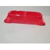 Greenbrier Plastic Divided Raised Pet Bowls