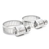 Pisces 2 Pack - 10-16mm Stainless Jubilee Clips to Fit