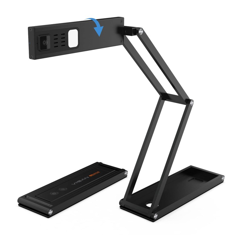 VIISAN Document Camera 13MP 4K with AF Lens, Foldable Webcam