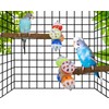 DS. DISTINCTIVE STYLE Bird Perch Stand Toy with Rotatable Balls,
