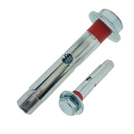 DOJA Industrial Heavy Duty Anchor Expansion Screw M6-8 mm Pack 40 Anchor Screw for Concrete Heavy Duty Anchor Bolt Concrete Anchor Duebel Bolt Anchor for DIY Facades Heavy Duty Duebel Brick Anchor