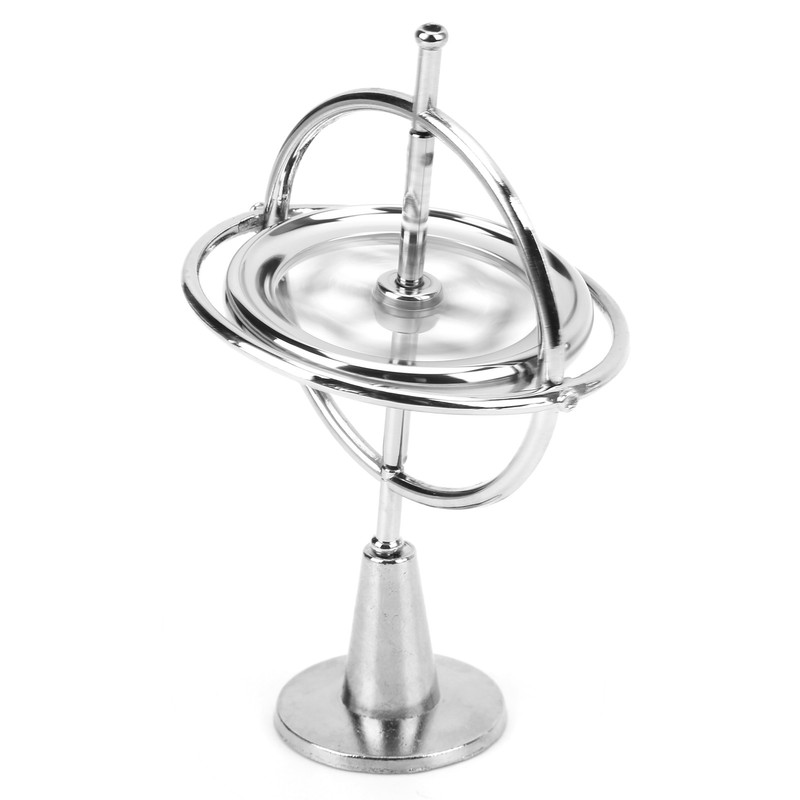 Metal Gyroscope Anti Gravity Rotating Top Gyroscope Balance Toy Educational