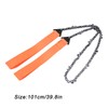 Pocket Chainsaw, 24 Inch Long Compact Portable Outdoor Survival Gear
