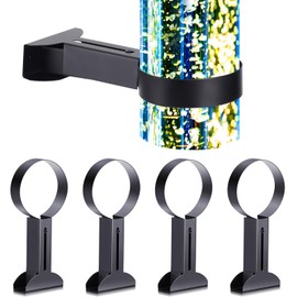 Tandefio 4 Pcs Sensory Bubble Tube Wall Bracket Extending 11 cm Diameter Wall Mounted Bubble Light Holder Water Floor Lamp Holder to Prevent Spillages and Keep Fish Aquarium Tank Stand Safe and Secure