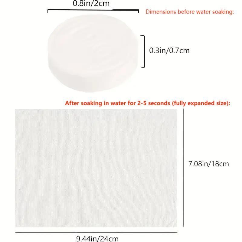 Disposable Compressed Face Towel, 1 Set Wipe Hands Compressed Bathroom