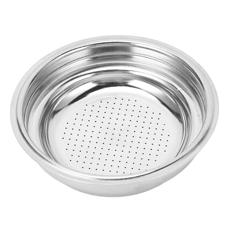 3pcs Stainless Steel Coffee Filter 51mm Pressurized Filter Basket Reusable