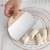 Stainless Steel Dough Scraper 2 Pieces Dough Scraper with Wooden