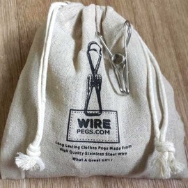 Wire Pegs Stainless Steel Pegs REGULAR SIZE - 304 Medium Grade (select pack size), Pack of 36 Pegs
