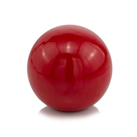 Modern Day Accents 4490 Bola Poppy Red Sphere, Aluminum, Filler, Decorative Orbs, Tabletop Modern Wall Decor, Decorative Balls for Centerpiece Bowls, Home Office, Home Decor, 4-inch Ball