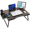 Laptop Desk for Bed, SAIJI XX-Large Foldable Bed Tray Table