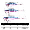 Goture Metal Jig Set, Luminous Slow Jigging, Offshore, Short, Hairtail,