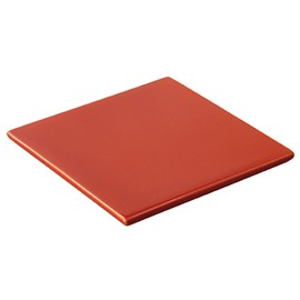 KINTO 29685 Trivet CLK-161 Ceramic Mat, 5.3 x 5.3 inches (135 x 135 mm), Red
