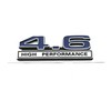 1pc 4.6 Liter High Performance Engine Emblems Badge 3D Decals