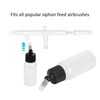 Pack of 10 Empty Airbrush Bottles, 30 ml Paint Storage