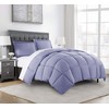 Chezmoi Collection 3-Piece Down Alternative Comforter Set (Oversized Queen, Lavender)