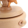 Cute Music Box Wooden Rotating Musical Box Wood Crafts Birthday