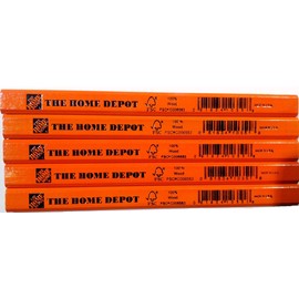 Home Depot Carpenter Pencil - 5 Pack