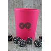 KENDi GAMES Soft Plastic Dice Cup - Pink - Print