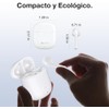 1 Hora Audífonos Inalámbricos Bluetooth In Ear con Control Táctil