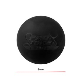 PROTONE Lacrosse Ball/Massage Ball for Trigger Point Massage/Rehab/Physiotherapy (Black)
