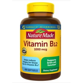 Nature Made Vitamin B-12 1000 mcg Dietary Supplement, 400 Softgels