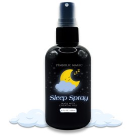 Symbolic Magic Sleep Spray – Calming Lavender and Essential Oils, Pillow Mist for Deep Sleeping, Aromatherapy, Calming Bedtime, Chamomile & Linen Spray for Relaxation and Peaceful Rest, 4oz