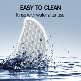 Professional Crystal Hair Remover - Nano Glass Epilator & Exfoliator 2-in-1 Glass Nano-Crystallization Hair Eraser (Prevents Razor Bumps) + Foot Exfoliator with Debris Cup, Reusable Unisex Gift