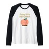 fuzzy little (man peach) Raglan Baseball Tee