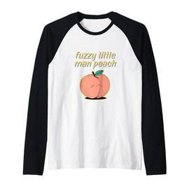 fuzzy little (man peach) Raglan Baseball Tee