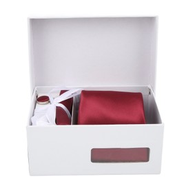 Mens Tie Exquisite Soft Men's Business Formal Wear Dress Shirt Tie Decoration Gift Box SetK18