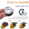 HaoTrade 2 Piece M14 Quick Release Nut, Angle Grinder Quick