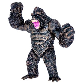 TwCare King Kong vs Godzilla Attack Action Figure 6.5” Fight Mode Gorilla Ape Solid Wild Movie Series, Travel Bag