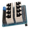 GPIO Breakout Board Professional 8 RJ45 Ports 40 Pin Power