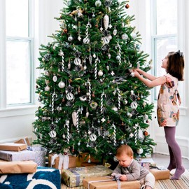 Seasboes Pack of 18 Candy Canes Christmas Decoration, Christmas Candy Cane Ornaments, Christmas Tree Hanging Pendants, Candy Canes, Christmas Pendant Christmas Tree Decoration (Black)