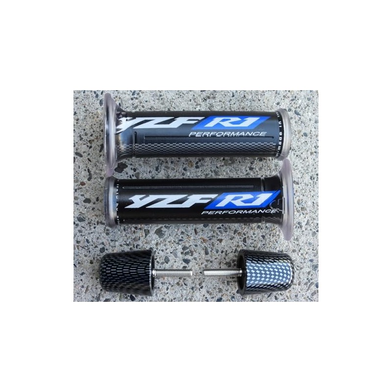 Blue Logo Gel Hand Grips & Bar Ends for Yamaha