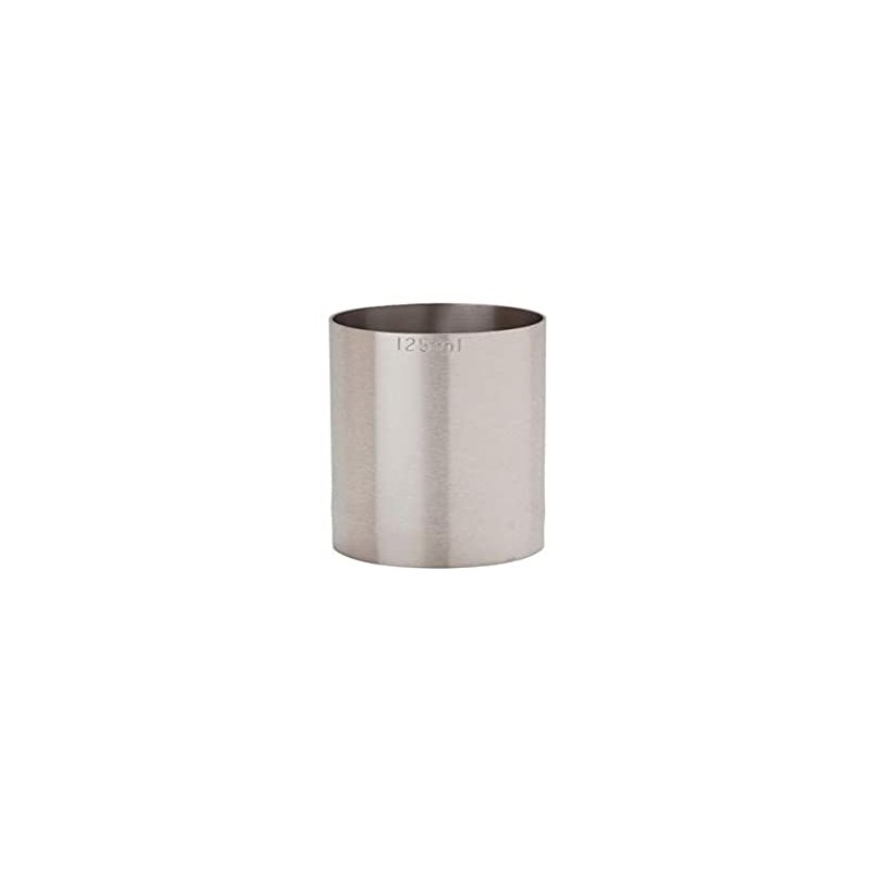 Beaumont Thimble Measure Stainless Steel Bar 125ml Clubs Wine Spirit