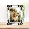 GUFONKOD 5x7 Design 5x7 Picture Frame Sparkle Glass Photo Frames