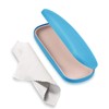 RayLove Unisex Hard Shell Eyeglasses Cases, Protective Case For Glasses(Sky
